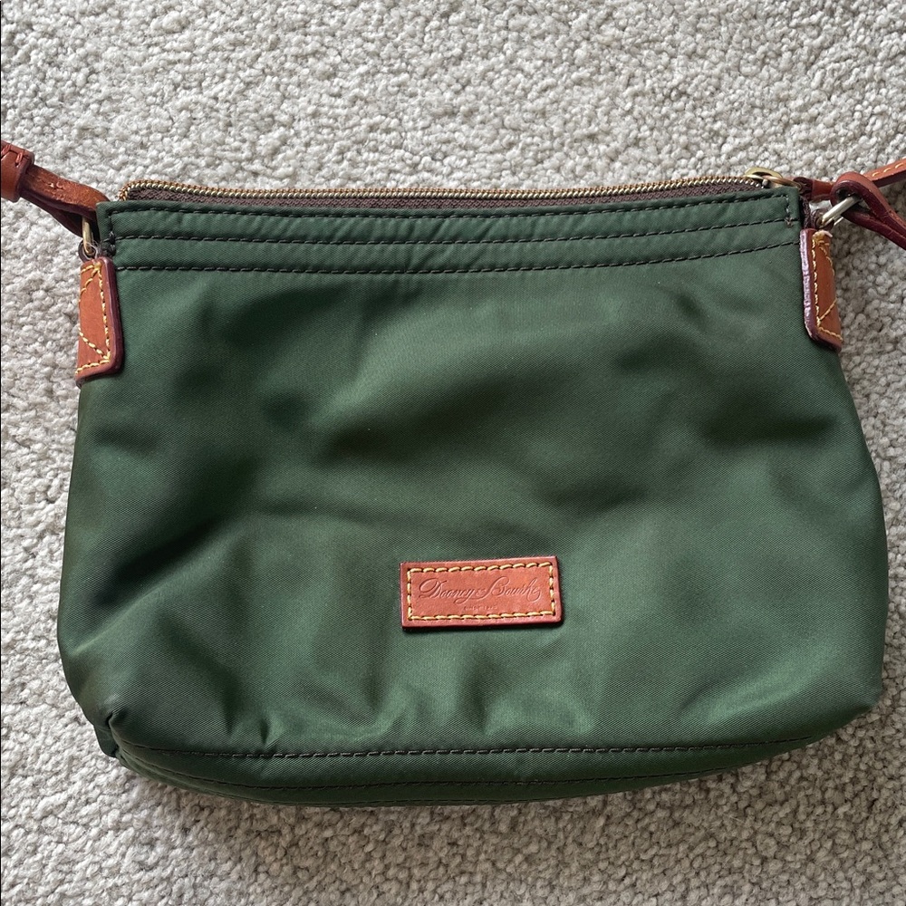 Vintage Dooney and Bourke nylon and leather crossbody